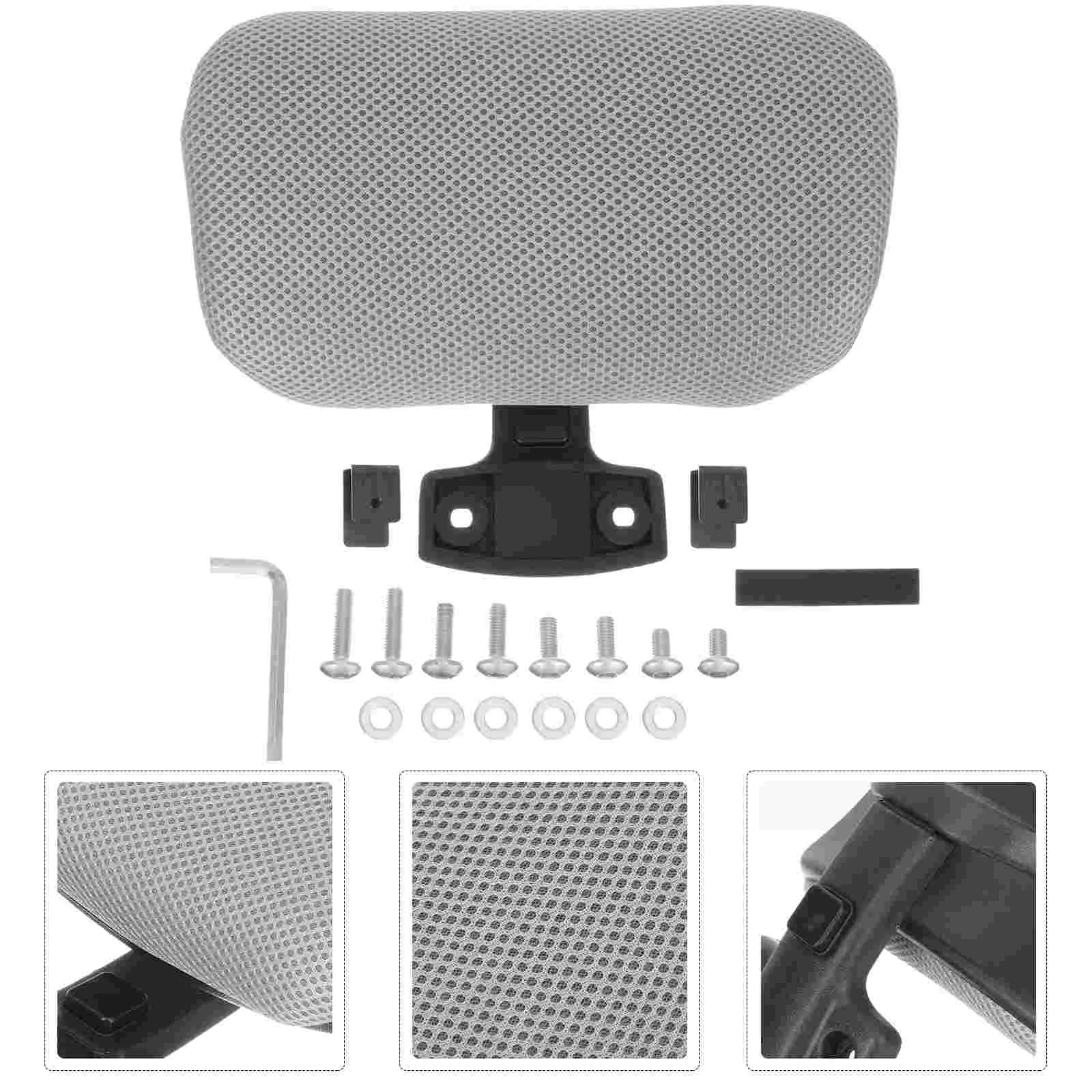 

Office Chair Headrest Mesh Supple Lift Pillow Computer Cushion Lifting Easy Installation Retrofit Accessory Ergonomic