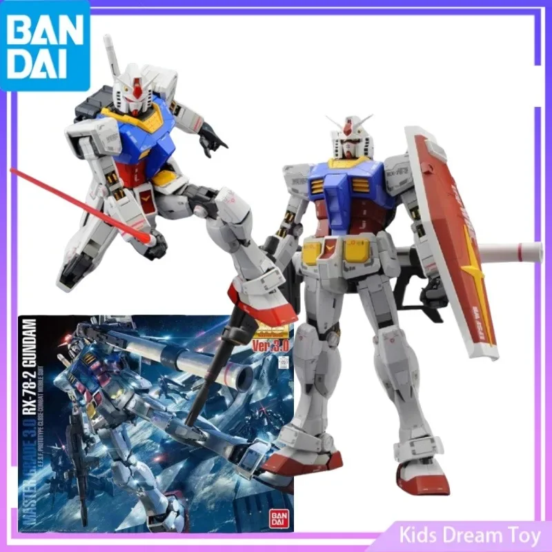 

Bandai in Stock Original MG 1/100 GUNDAM Anime Figures MASTER GRADE 3.0 RX-78-2 GUNDAM Action Figures PVC Collectible Model Toys