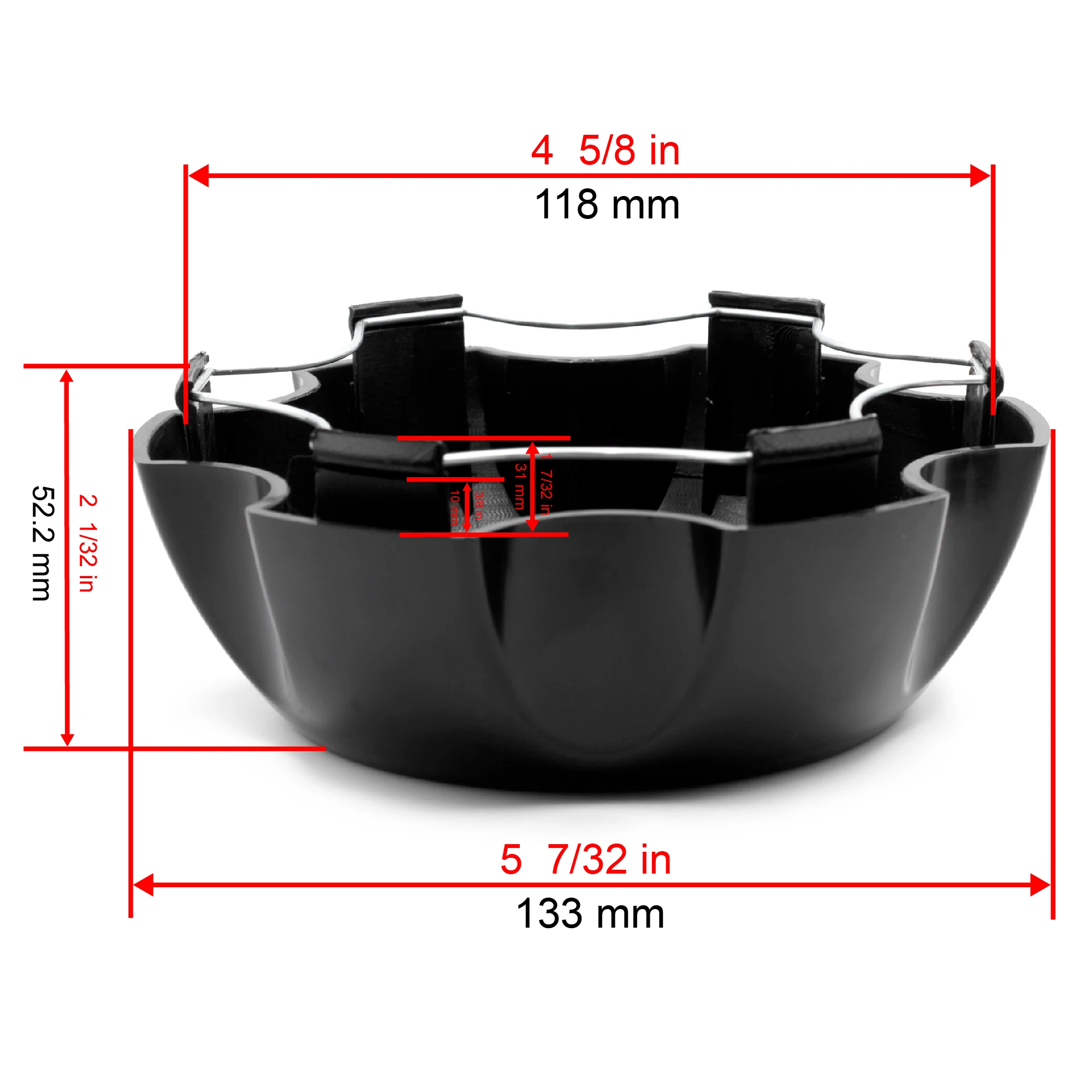 4PCS OD 133mm/5.24