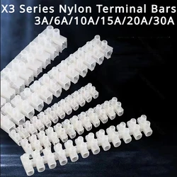 12 Position Barrier Terminal Strip Block X3-0312  X3-1012 X3-2012 X3-3012 X3-6012  X3-10012