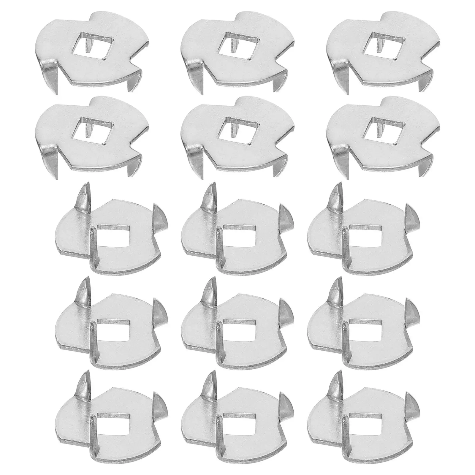 

50pcs 0.79" Pepper Mill Replacement Part Fixing Washer Mini Three Pronged Plate Hardware for Kitchen Salt Grinder Maintenance