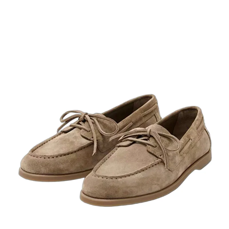 

Jenny&Dave 2026 Spring Summer Genuine Leather Vintage Shoes Man 39-44 Men's Shoes Mokasin Flats Shoes Slip On Loafers Shoes