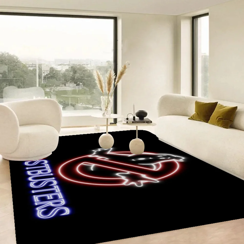 G-Ghostbusters Floor Carpet Anti-slip Absorb Water Long Strip Cushion Bedroon Mat Welcome Rug