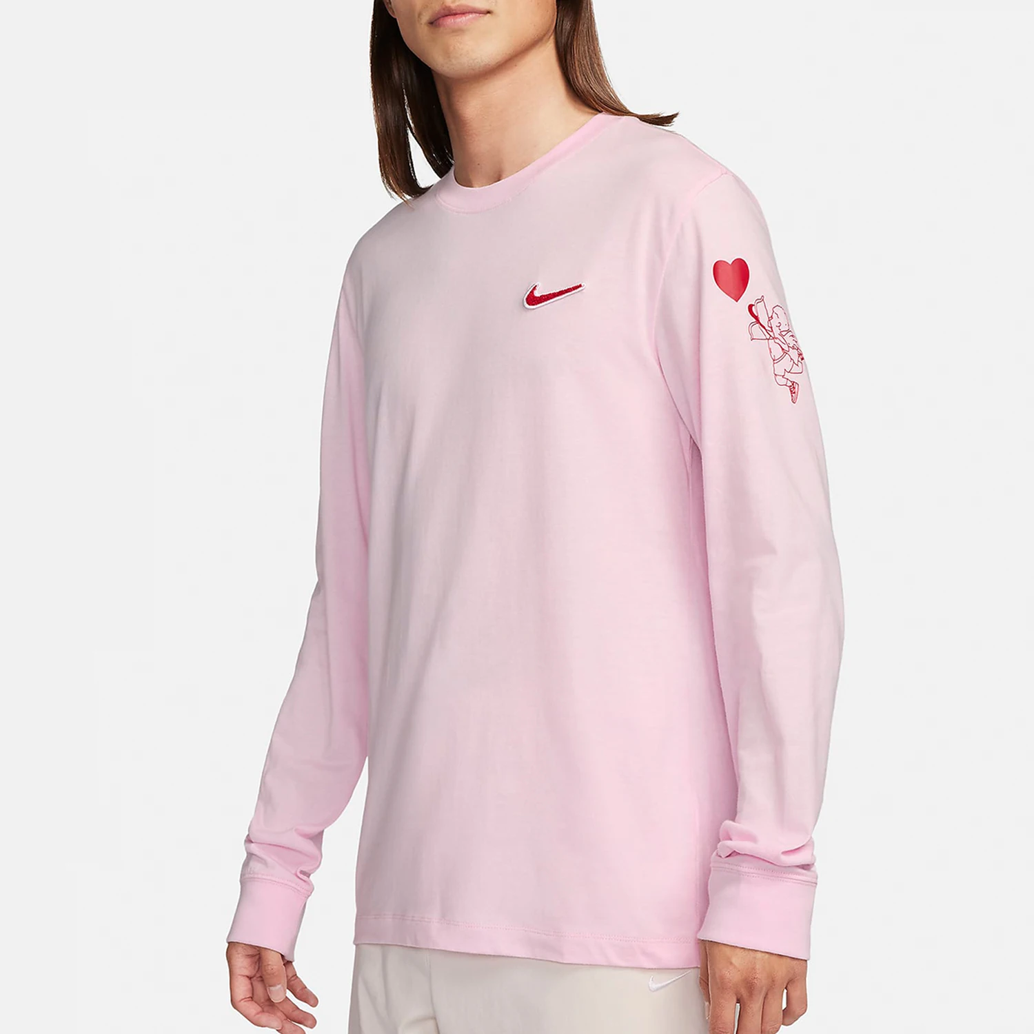 ナイキ-正規品-スポーツウェア-メンズ-ファッション-シンプル-ラウンドネック-長袖-tシャツ-fv3994-663