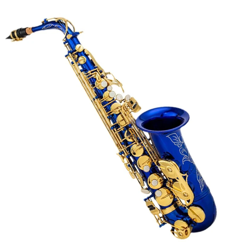 

Альт-саксофон Eb, латунный саксофон для начинающих, тип ключа для взрослых, деревянные духовые инструменты с аксессуарами, профессиональный духовой музыкальный инструмент