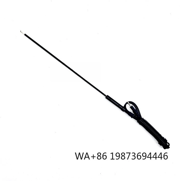 Instrumentos quirúrgicos laparoscópicos reutilizables médicos, gancho de cerámica unipolar en forma de L, fuente de alimentación Manual, juego de cables unipolar