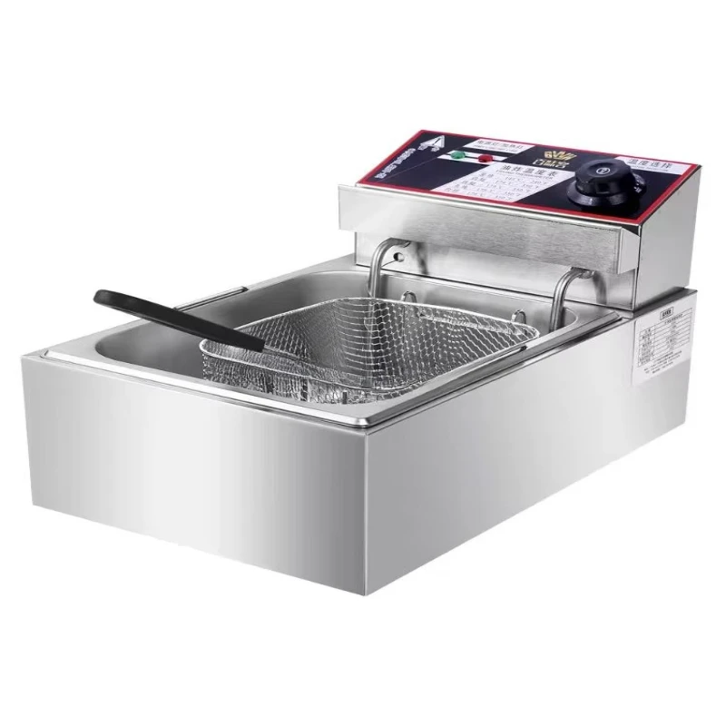 

High-quality frying machine Automatic lifting stainless steel commercial fryer