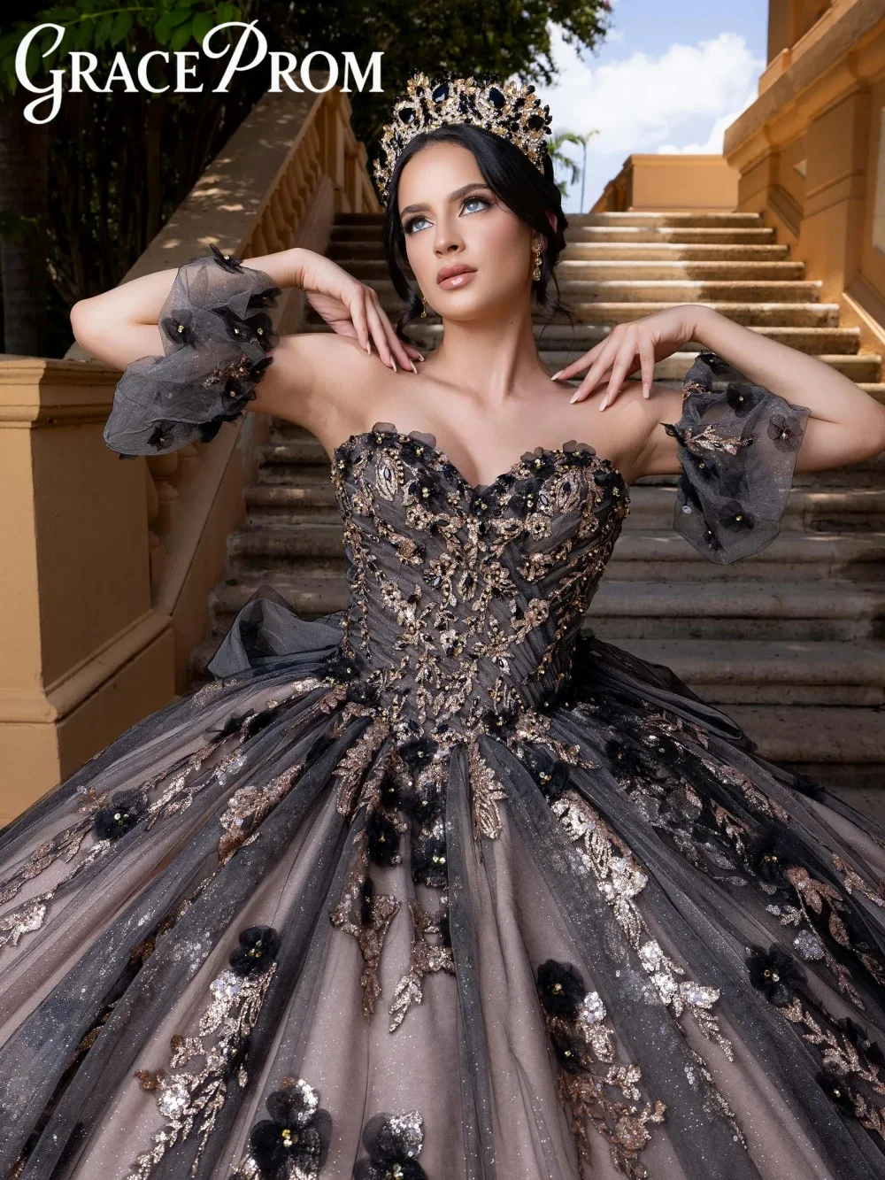 

Elegant Appliques Ball Gowns Quinceanera Dresses for Girls Sweetheart Corset Lace up Vestidos De Quinceanera Customized