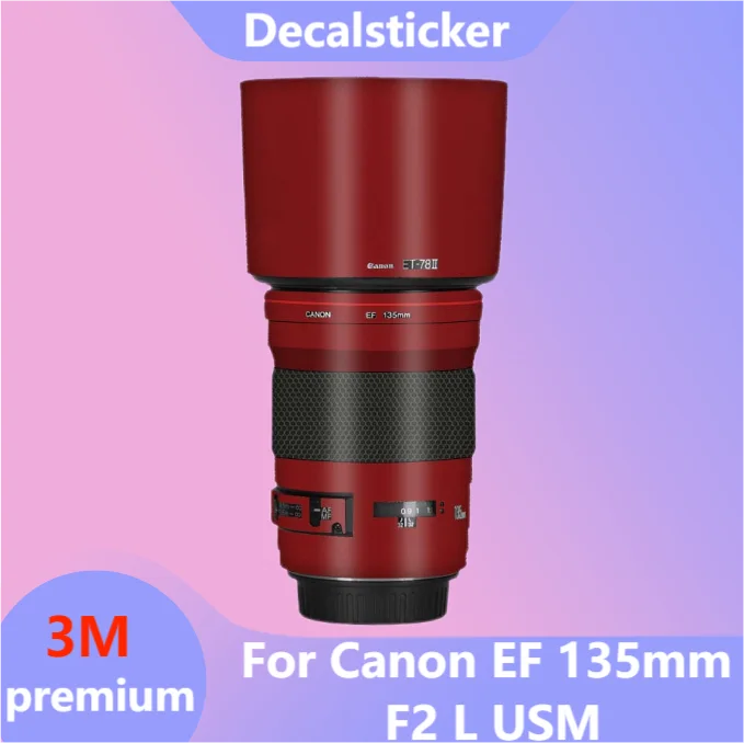 

Виниловая пленка для Canon EF 135 мм F2 L USM наклейка на рассеиватель, Защитная пленка для защиты от царапин EF135 F2L F/2 F/2L