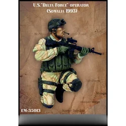 1/35 Resin Soldier Model Kit, military theme, unassembled and unpainted GK,