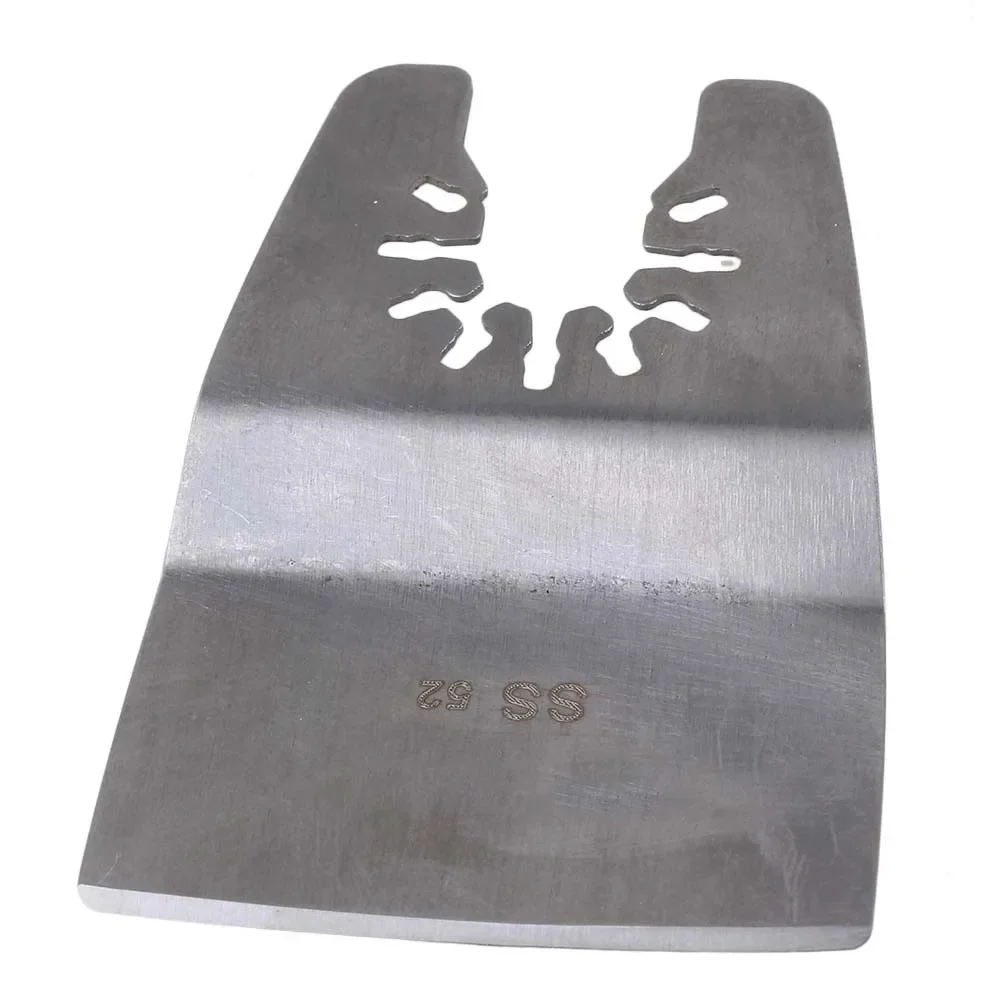 실버 52mm 너비 스테인레스 스틸 진동 도구 퀵 릴리스 유연한 스크레이퍼 블레이드 멀티 도구