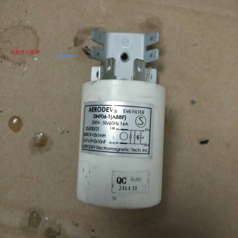 Suitable for Midea Glanz drum washing machine power filter DNF06-T anti-interference capacitor F4338