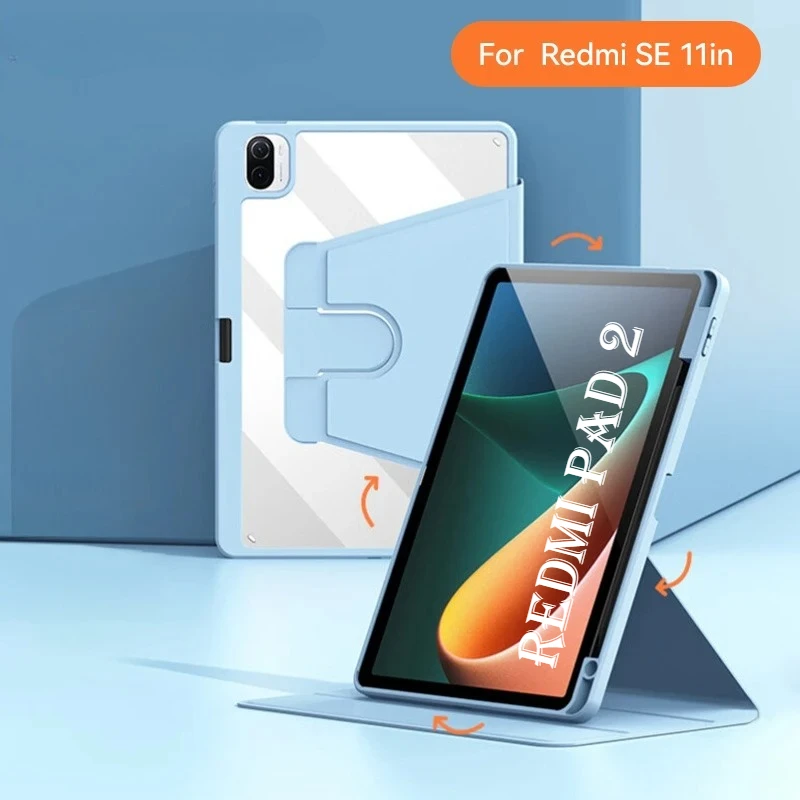 

Tablet Case for XIAOMI Redmi Pad 2 SE 11in 2025 Case 360° Rotating Shell Cover with Pen Holde for MI Pad 7 S 6 5 Pro 12.5 Cover
