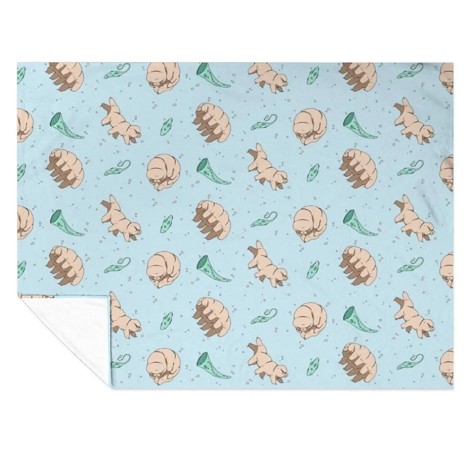

Tardigrades and Friends Throw Blanket blankets ands Baby Bed linens Soft Plush Plaid Blankets