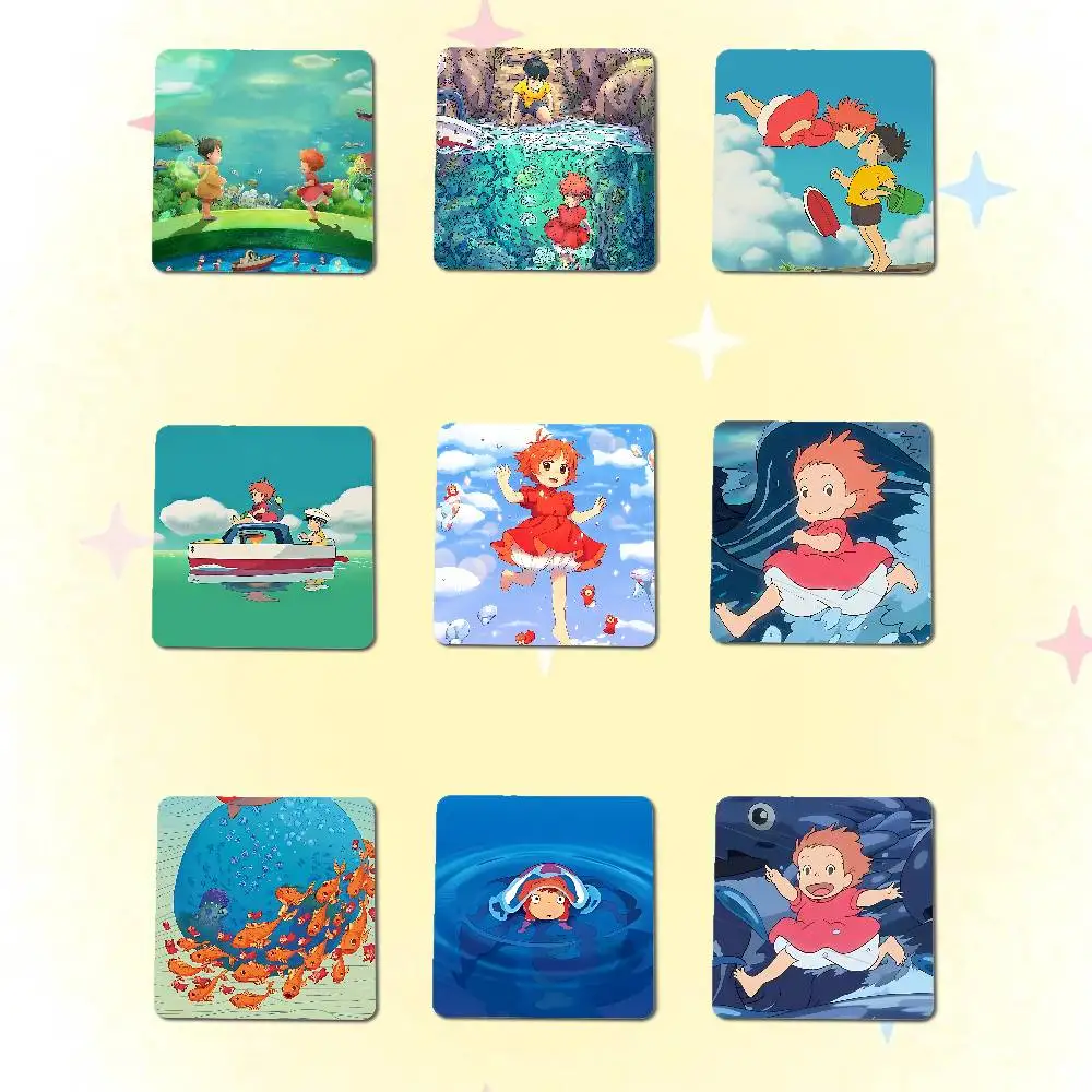 P-Ponyo On The Cliff Anime Refrigerator Magnets Home Decor Magnets Ins Style Magnets Decor Magnets
