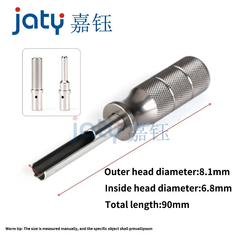 Solid male/female pin retracter, connector needle removal tool for Deutsch 0460/0462-203/204/204/203 series, 4/8/12/14/16/20#