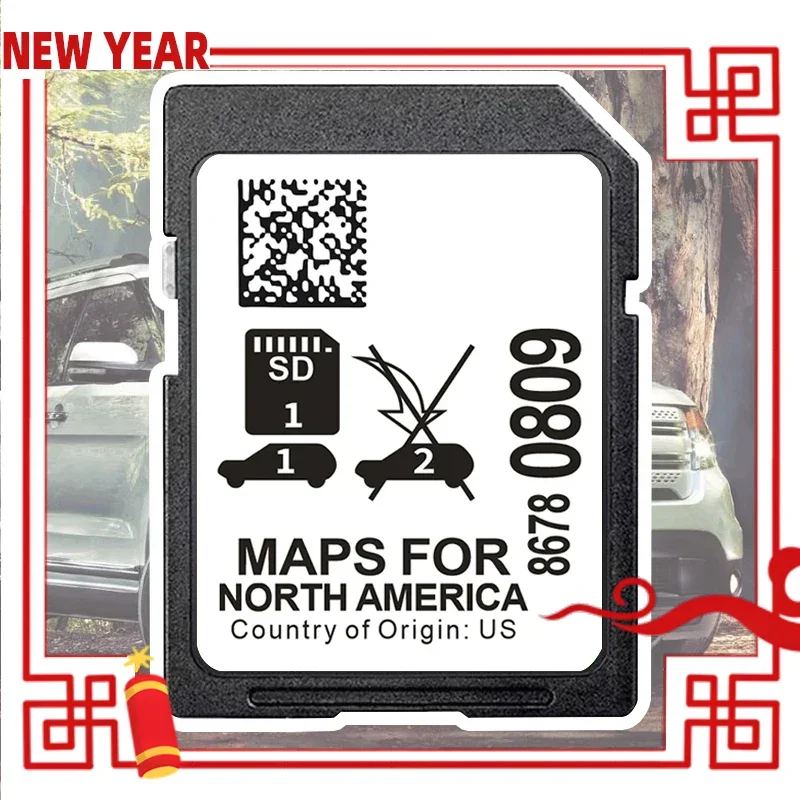 

Maps SD Card Navigation System 8678-0809 Accessories for Cadillac CT5 2020-2023 Vehicle Sat Nav GPS Cover Update North America