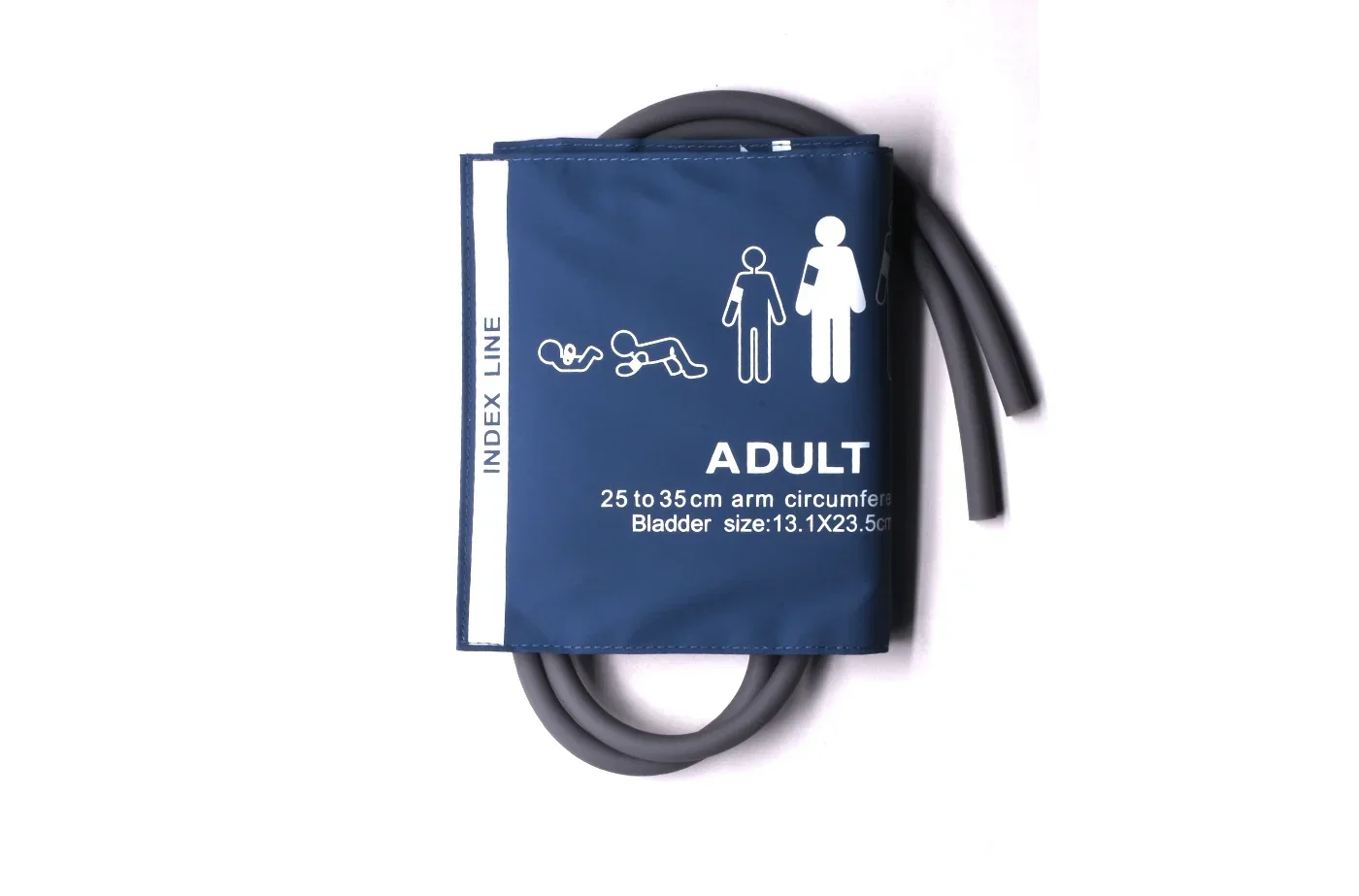 Envío rápido, reutilizable, 18-26cm, doble tubo no invasivo, manguito de vejiga NIBP, consumibles médicos pediátricos para medir la sangre