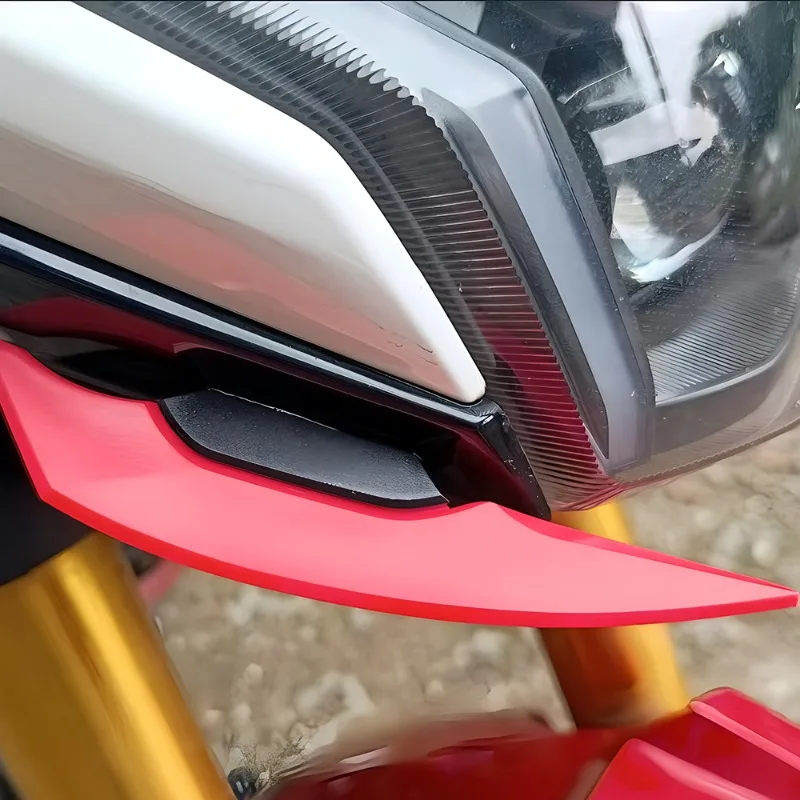 For Motorcycle Mod GP Airfoil Spoiler Fuxi Guohuo Qiaoge Jingzhan Horizon Sport Bike Wind Wing