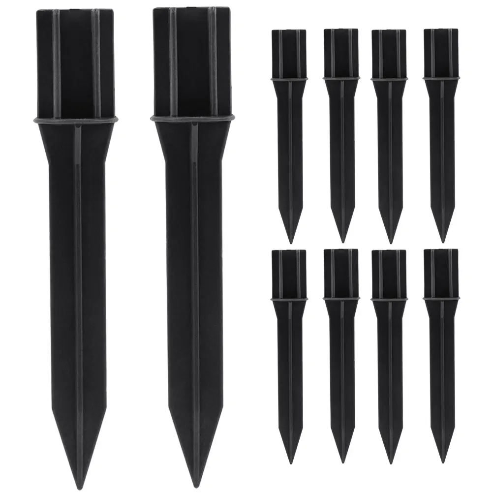 

10pcs Solar Light Stakes ABS Plastic Landscape Lighting Parts Replacement stakes for outdoor lights path lighting