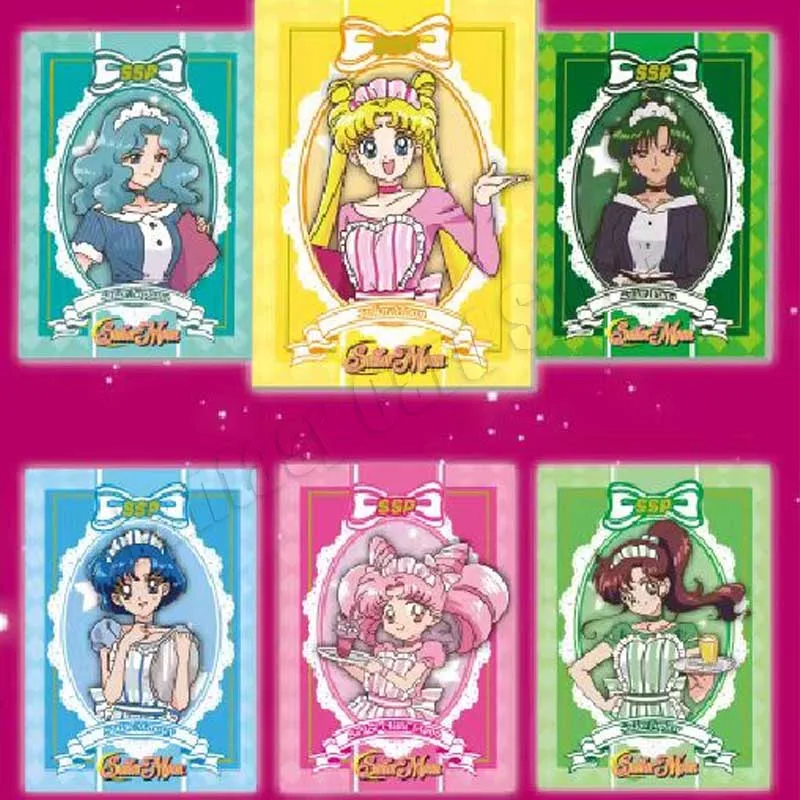 Nowy styl Karta Sailor Moons Ograniczona wyprzedaż ACG Goddess Story Piękna i urocza karta żony Anime Goddes Blind Box Collection Prezent