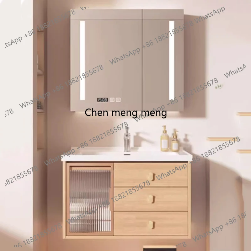 

Decorations Modern Bathroom Cabinet Wooden Paper Drawers Luxury Partitions Display Cupboard Storage Gabinete Hotel Furniture