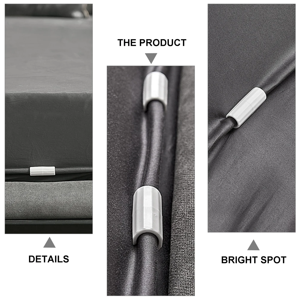 

12 Pcs Sheet Holder Quilt Fixtures Fasteners Clips Gripper Anti Slip Bed Sheet Keep Tidy Mattress Pads Tablecloths