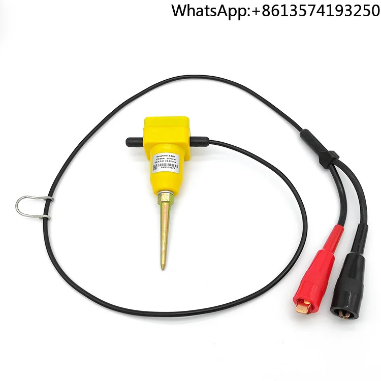 

Single EG-4.5-II Geophone 4.5 Hz Vertical in Land Geophone case With Mueller Clips Connector Seismic Geophone 4.5Hz