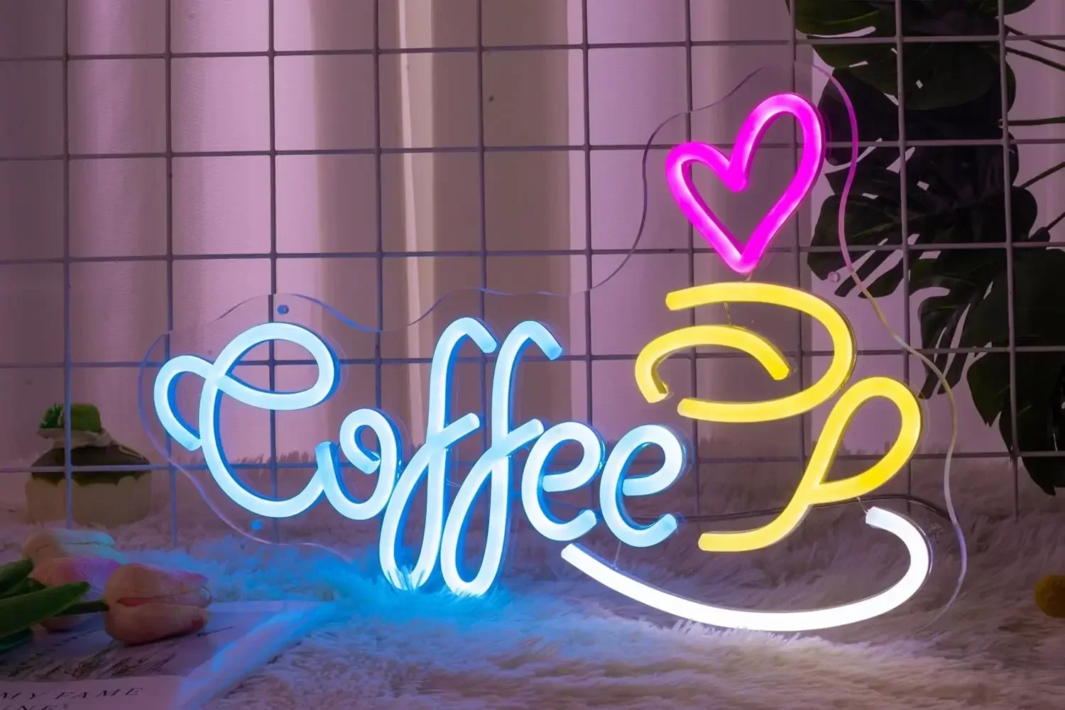 LED Coffee Neon Signs, Criar Presentes Originais para Casamentos, Aniversários, Festas, Bares