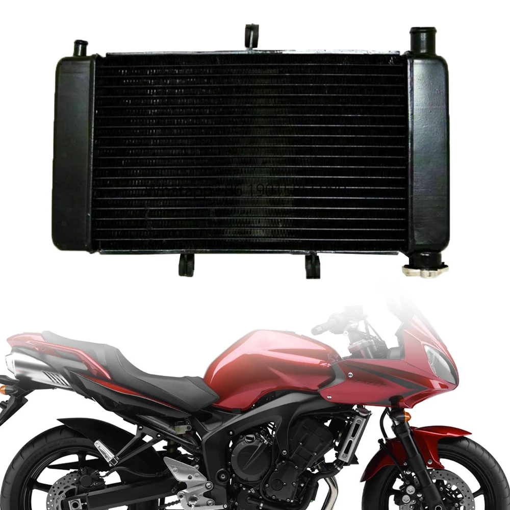 

Motorcycle Front Aluminum Radiator Engine Cooler Cooling Cover for FZ6 2004 2005 2006 2007 2008 2009 2010