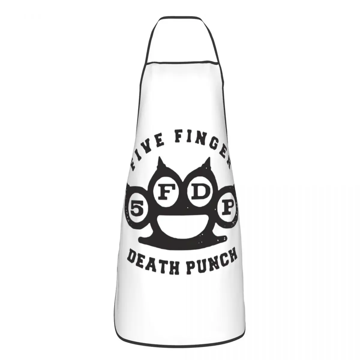 Five Finger Death Punch Aprons Chef Baking Tablier Sleeveless Bib Kitchen Cleaning Pinafore for Women Men Gardening