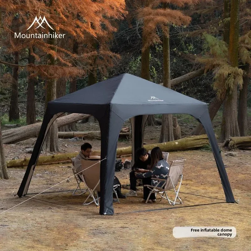 Mountainhiker Auto Inflatable Dome Canopy, Waterproof Sun Shade, Portable Quick Setup Camping Shelter for Outdoor Use