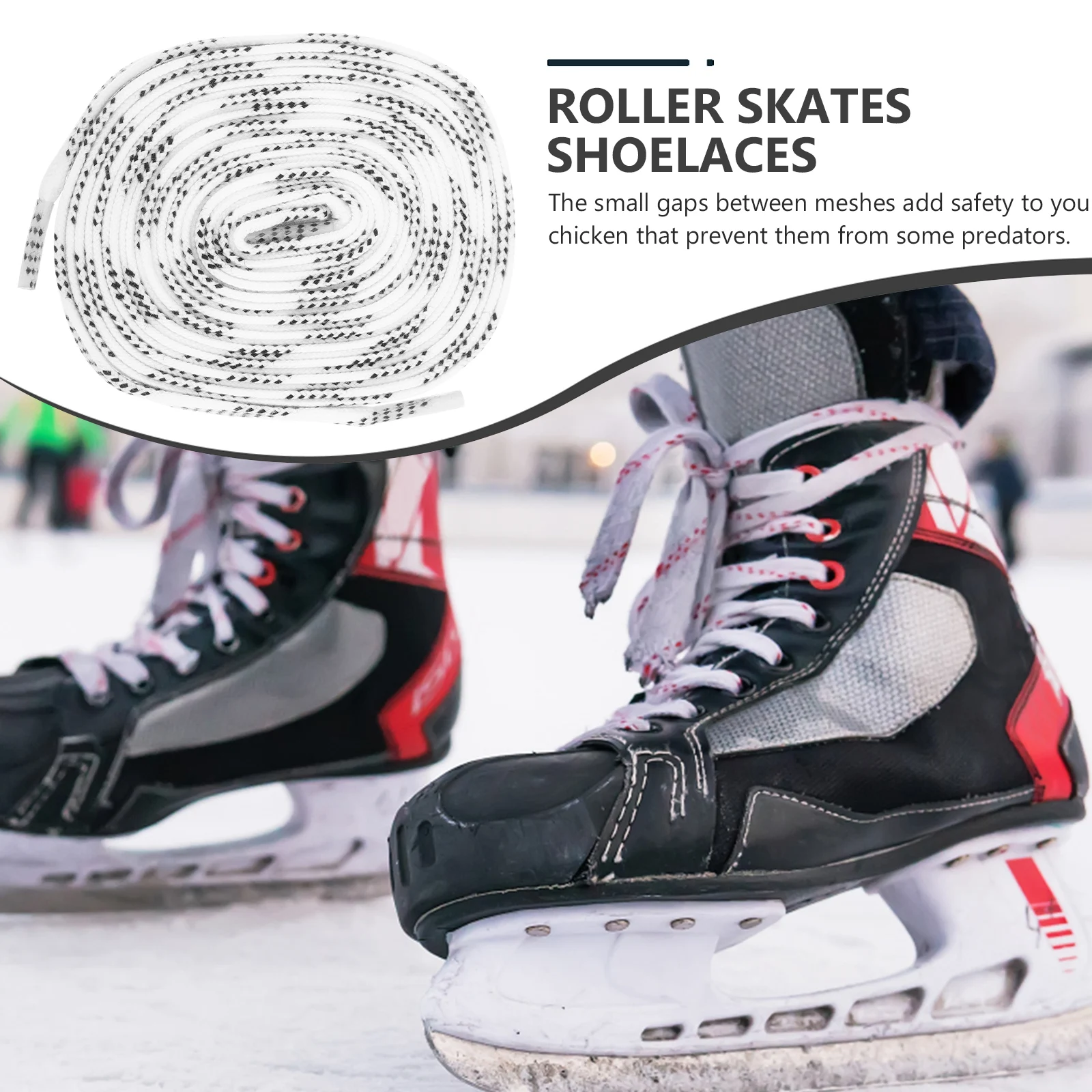 

Hockey Shoelaces Ice Skates Roller Accessory for Iceskates Skating Flat Accessories