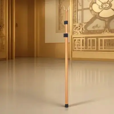 

1Pcs Telescopic Clothes Drying Pole Adjustable Length Material Lightweight and Sturdy Household Laundry Helper