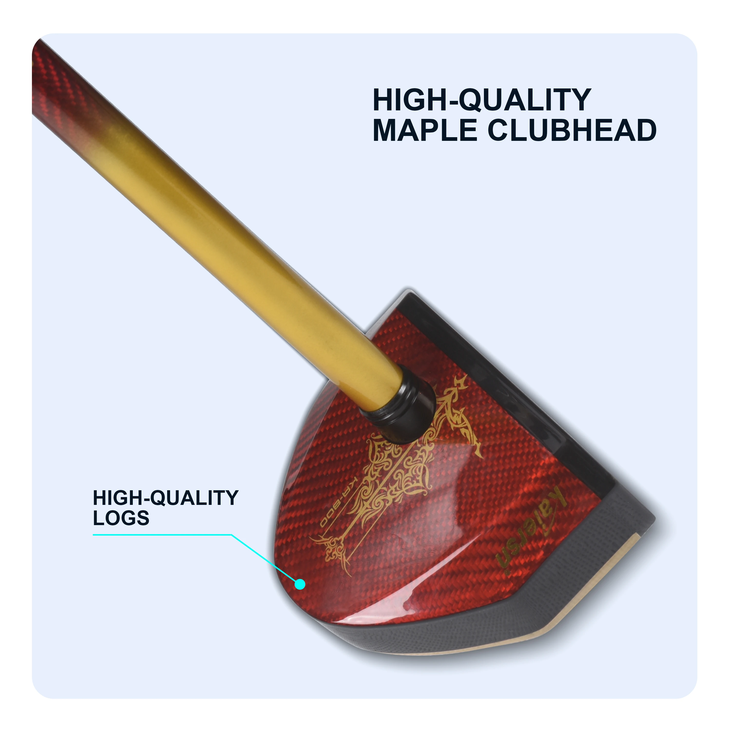Kaiersn Park Golf Club Maple Head Low Center of Gravity Single Club for Men Women Unisex Right Hand