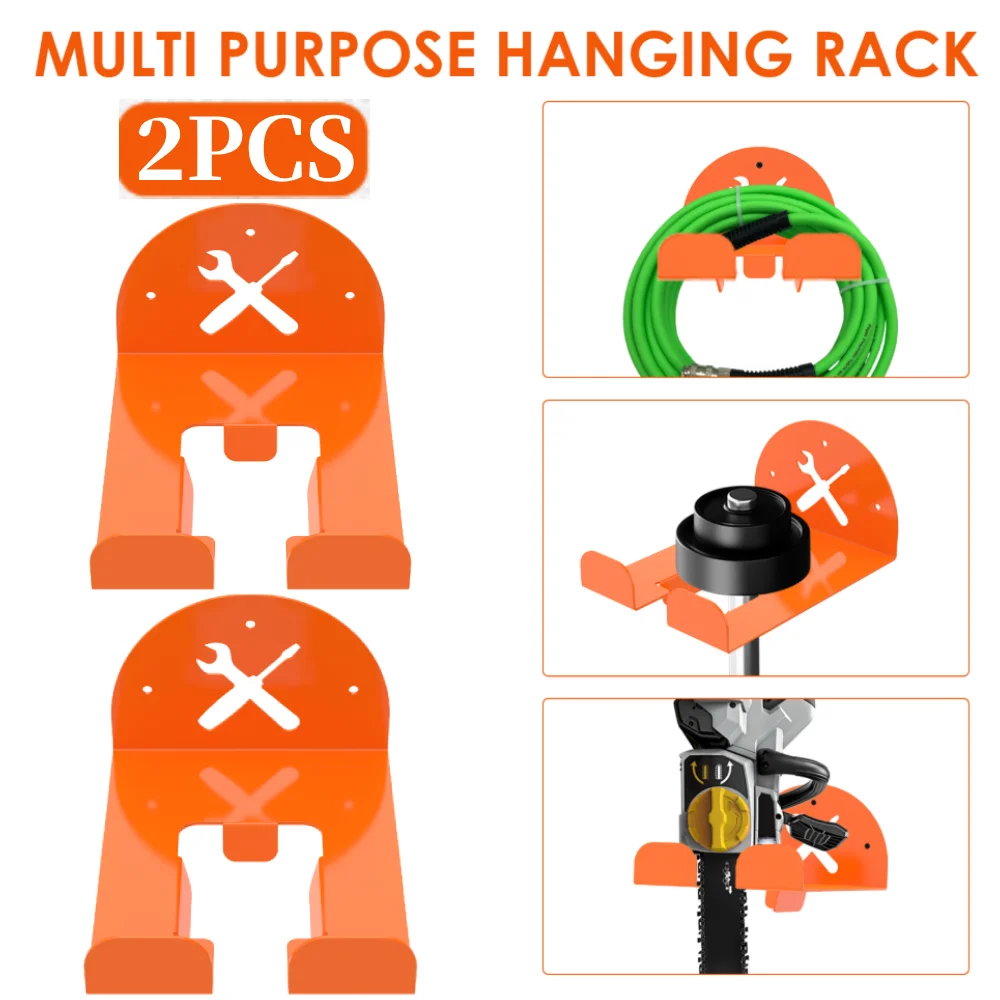 

New Garage Organizer Trimmer Rack Garden Power Tool Hanger Weed Whackers Holder Wall Mounted For Grass Trimmer Hedge Garden Tool
