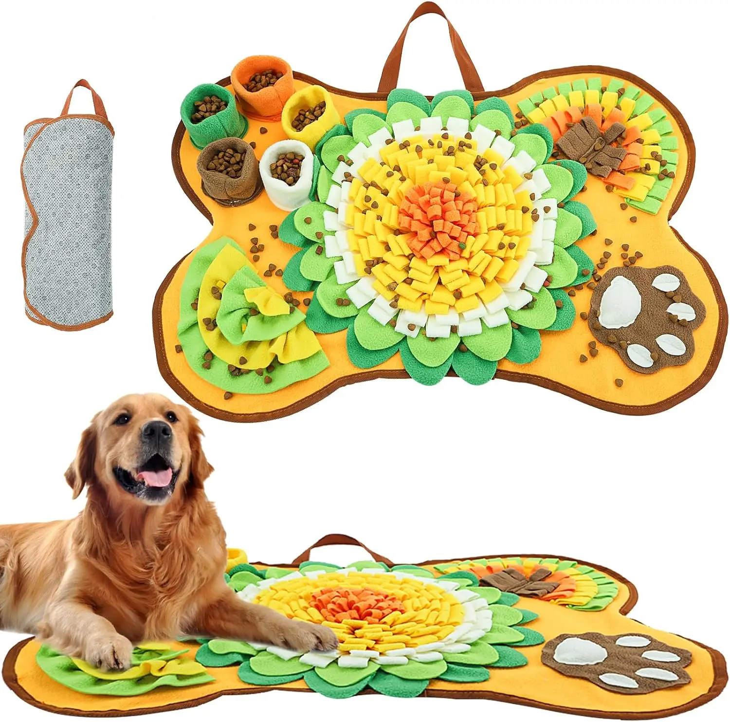 

New Pet Smell Mat Foraging Smell Training Blanket Entertainment Interactive Dog Slow Food Mat Training Educational Pet Toys