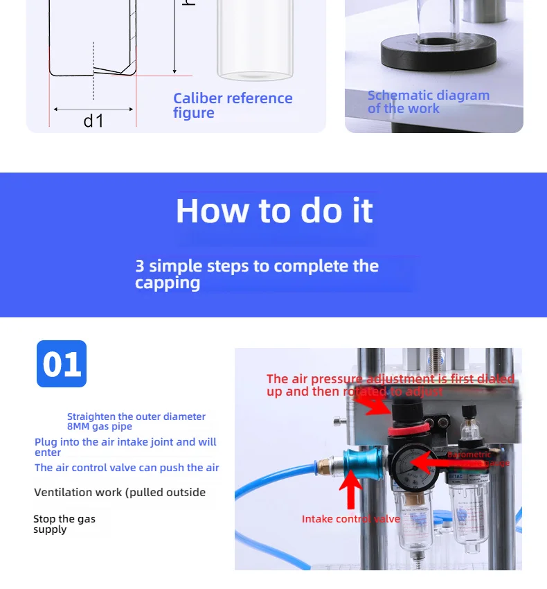 Desktop Semi-Auto Vial Sealing Machine Injec tion Glass Oral Liquid Bottle Ampou