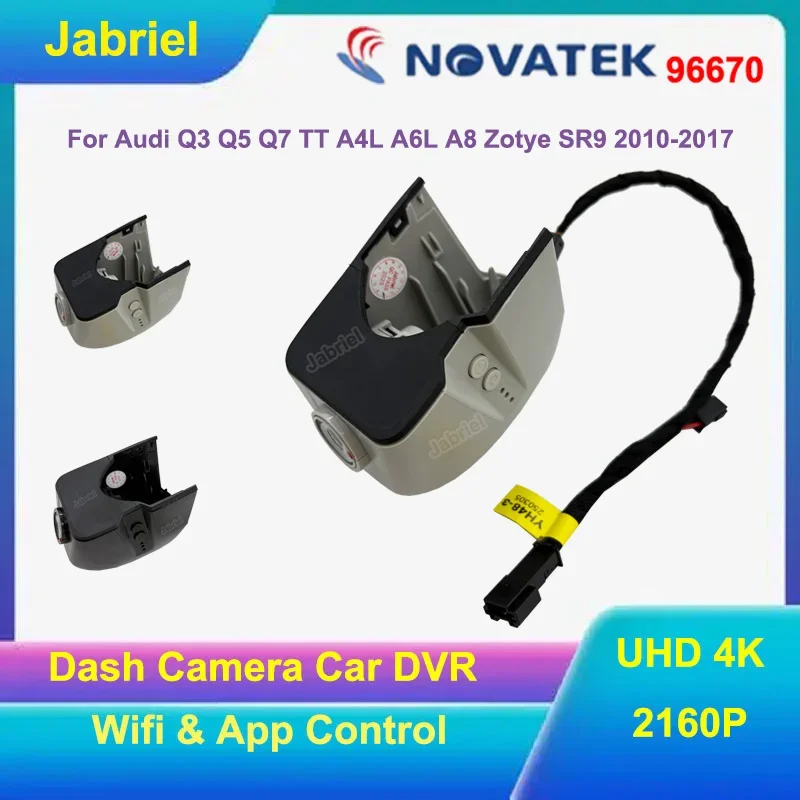UHD Dedicated 4K WIFI Car DVR Driving Recorder Dash Cam For Audi A1 A3 A4 A5 A6 A7 A8 Q3 Q5 Q7 TT 2004-2012 Seat Exeo anno 2009