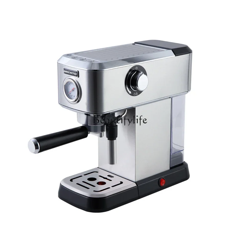 

Coffee machine household Italian full semi-automatic small milk foam office