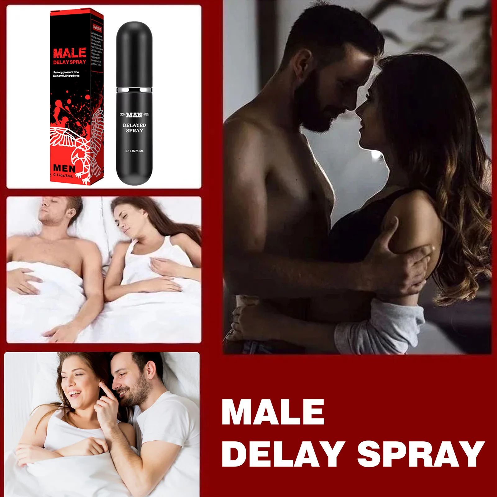 5ml Men\'s Topical Spray Indian Oil Adult Toys Non-numbing Men\'s Express Their Love TIME DELAY Bigger Longer Stronger Gifts