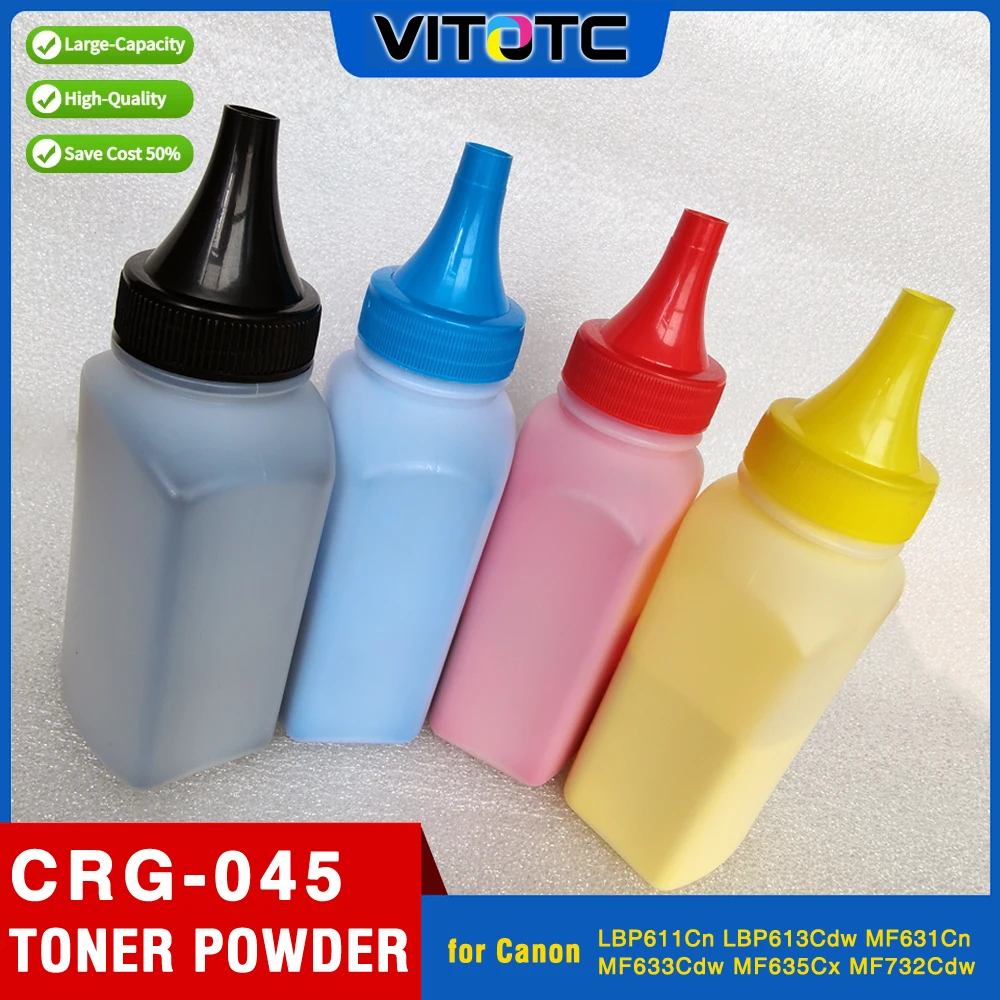CRG-045 CRG045 Color Toner Powder For Canon ImageCLASS MF631Cn MF633Cdw MF635Cx MF732Cdw LBP611Cn LBP613Cdw Cartridge Refill