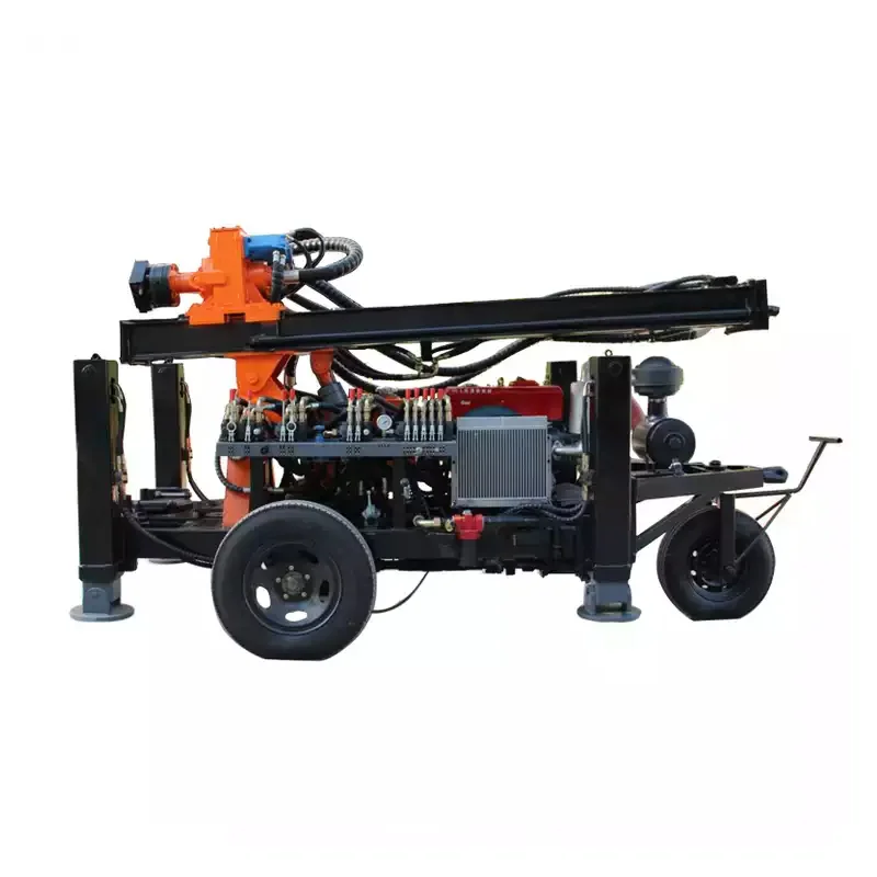 Jinggeng Agricultural Widely Using OEM Factory Energy & Mining Small Trailer For Machine 100m 150m 200m Water Well Drilling Rig