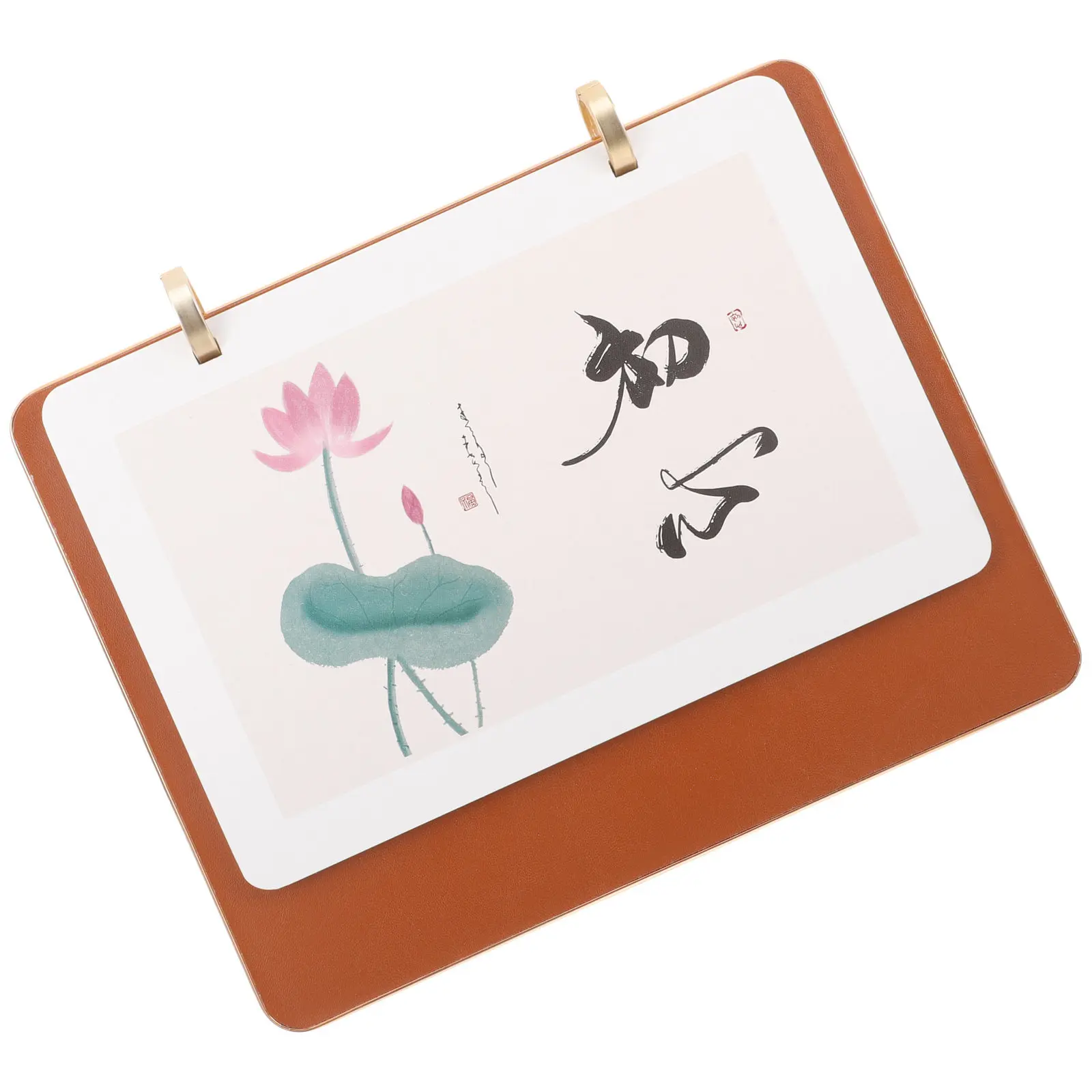 

2024 Wooden Desk Calendar Flip Style Monthly Tabletop Standing Calendar for Home Office Decor Daily Planner Organizer Stylish