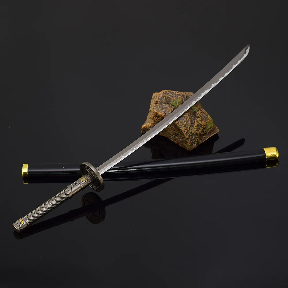 26cm Ghost Recon Game Peripherals Autumn Frost Katana Metal Weapon Models Toy Swords Cosplay Samurai Crafts Ornaments Toys Gifts