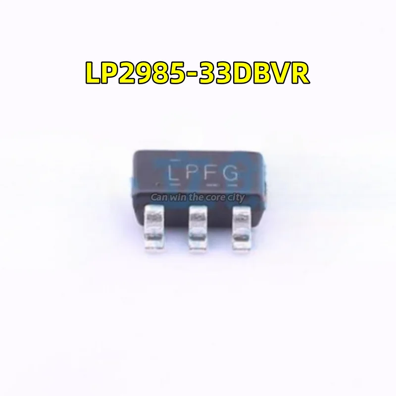 

100 PCS / LOT New LP2985-33DBVR LP2985 LPFG 3.3V patch TO-23-5 low voltage differential regulator