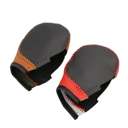Leather AT Gear Shift Knob Cover for Renault Koleos Megane Captur Clio Scenic Kadjar Fluence for Samsung QM5 QM6