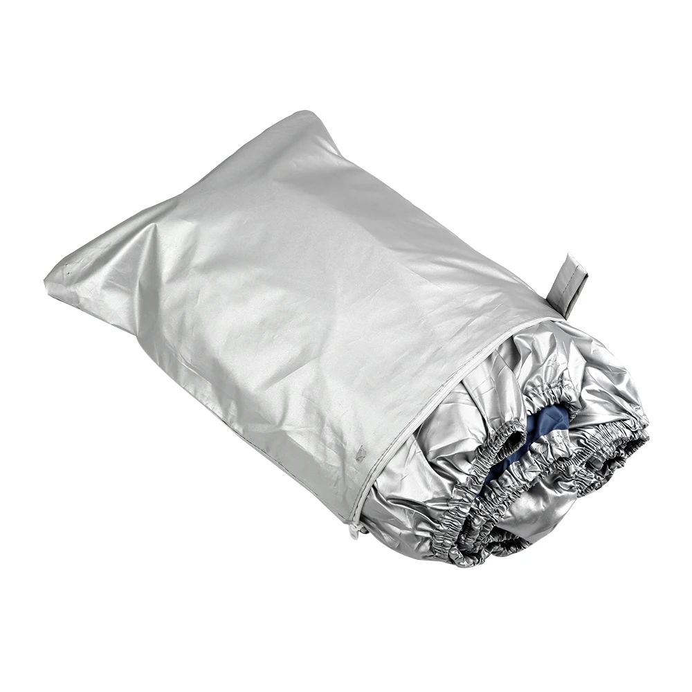 Boat Cover Yacht Outdoor Protection Waterproof Heavy Duty Silver Reflective 300D Oxford Fabric Anti-smashing Durable and Tear