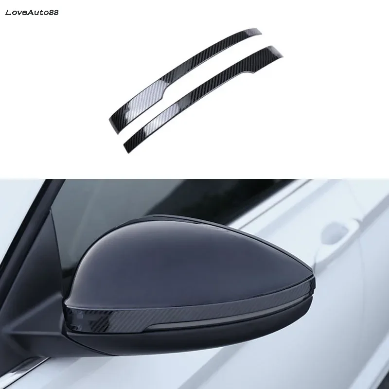 

For VW Jetta MK7 2019 2020 2021 Car Side Door Mirror Rearview Mirror Anti-friction Anti-collision Strip Sticker