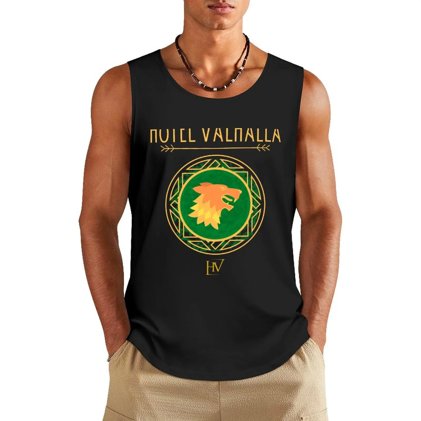 Demigod Norse Tank Top fashion 2024 man man sexy?costume